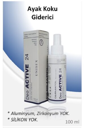 DERMAPOL  Deo ACTIVE 24 Ayak koku giderici Sprey 100 ml.