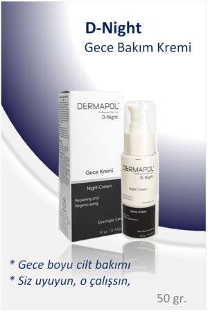 DERMAPOL D-Night Gece Bakım Kremi - Anti Aging etkili 50 gr.