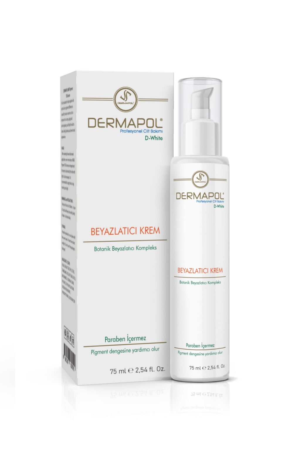 DERMAPOL D-White Cilt Beyazlatıcı Bakım Krem 75 ml.