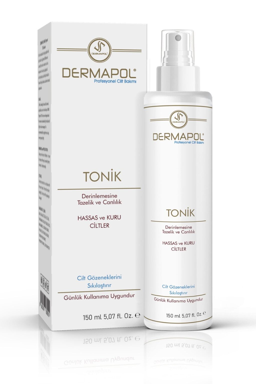 DERMAPOL CİLT TONİK - HASSAS ve KURU CİLTLER 150 ml.