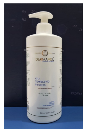 DERMAPOL Cilt Temizleyici Solüsyon - AKNELİ ve YAĞLI Ciltler 500 ml.
