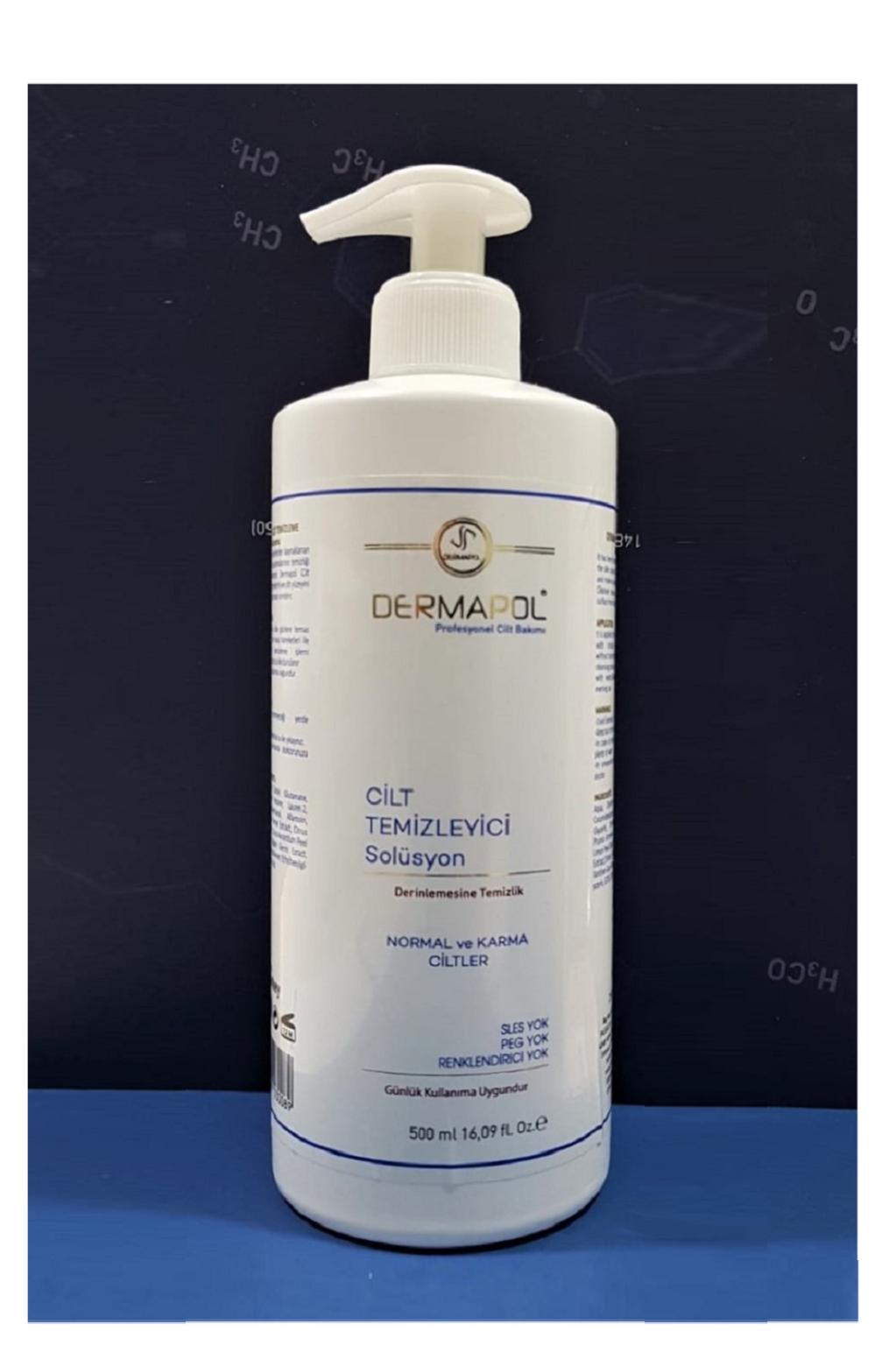 DERMAPOL Cilt Temizleyici Solüsyon - NORMAL ve KARMA Ciltler 500 ml.